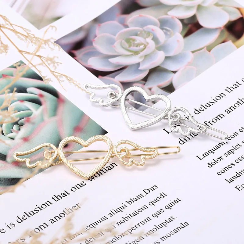 New Bow Hairpin Cupid Love Hair Accessories Alloy Hairpin Peach Heart Exquisite Headdress Fashion Women Headdress
New Bow Hairpin Cupid Love Hair Accessories Alloy Hairpin Peach Heart Exquisite Headdress Fashion Women Headdress