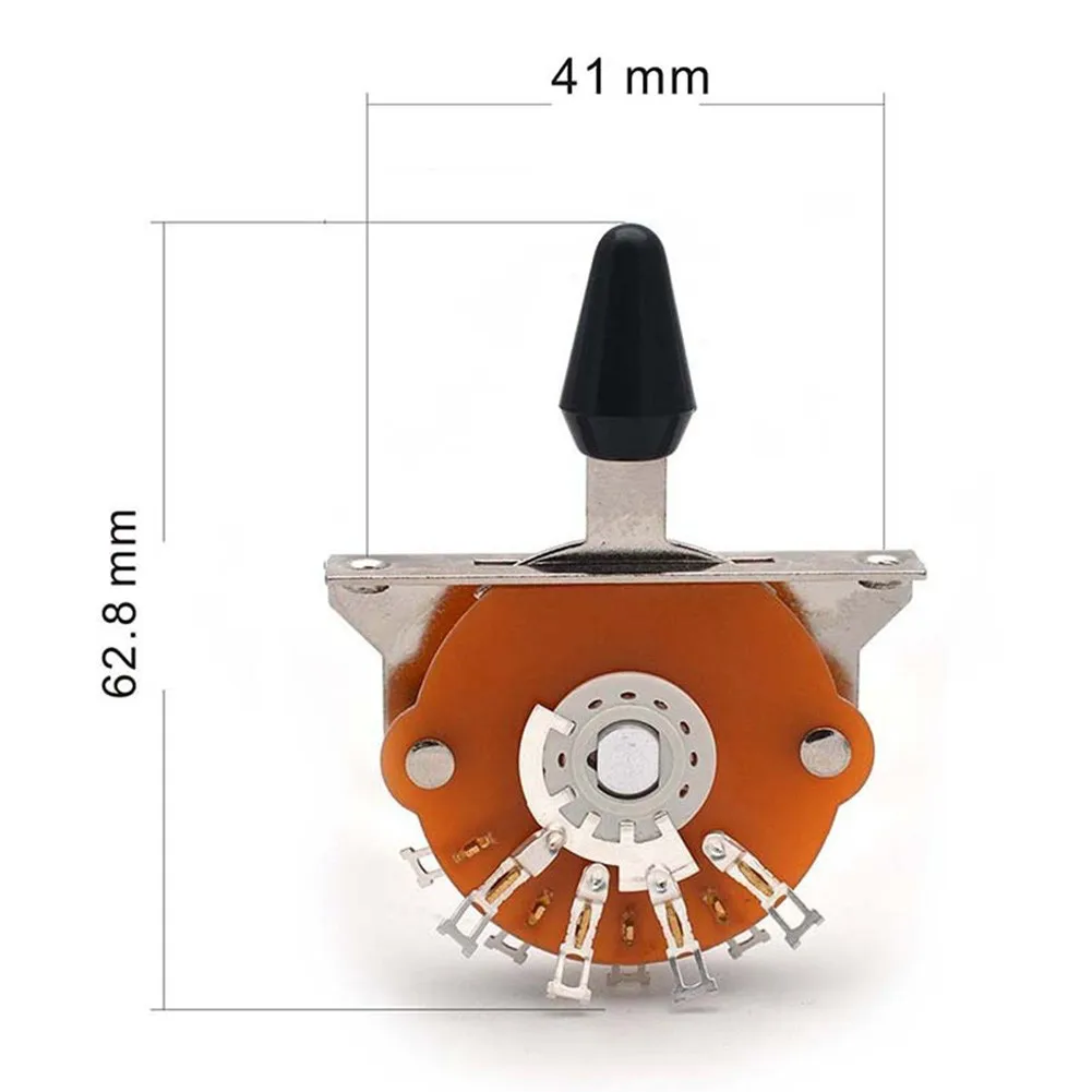 Guitar Pickup Selector Switch 3 Way Or 5 Way Five-position Switch Toggle Tips For ST SQ Electric Guitar Electric Instrument Part
Guitar Pickup Selector Switch 3 Way Or 5 Way Five-position Switch Toggle Tips For ST SQ Electric Guitar Electric Instrument Part