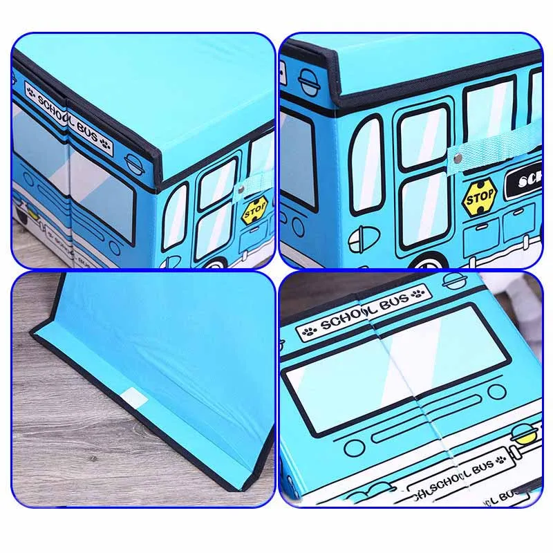 Foldable Storage Box Bins Clothing Kid Toys Organizer Bus Shape Waterproof Collapsible Clamshell Household Sundries Collectibles
Foldable Storage Box Bins Clothing Kid Toys Organizer Bus Shape Waterproof Collapsible Clamshell Household Sundries Collectibles