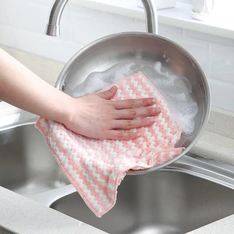 Household Super Absorbent Microfiber Towel Kitchen Dish Cloth Non-Stick Oil Washing Rag Tableware Cleaning Wiping Tool
Household Super Absorbent Microfiber Towel Kitchen Dish Cloth Non-Stick Oil Washing Rag Tableware Cleaning Wiping Tool