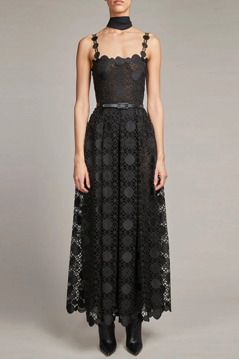 Light Luxury Black Suspender Skirt High-end Temperament One-neck Dress Waist Open Back Bridal Party Floral Formal 
Light Luxury Black Suspender Skirt High-end Temperament One-neck Dress Waist Open Back Bridal Party Floral Formal