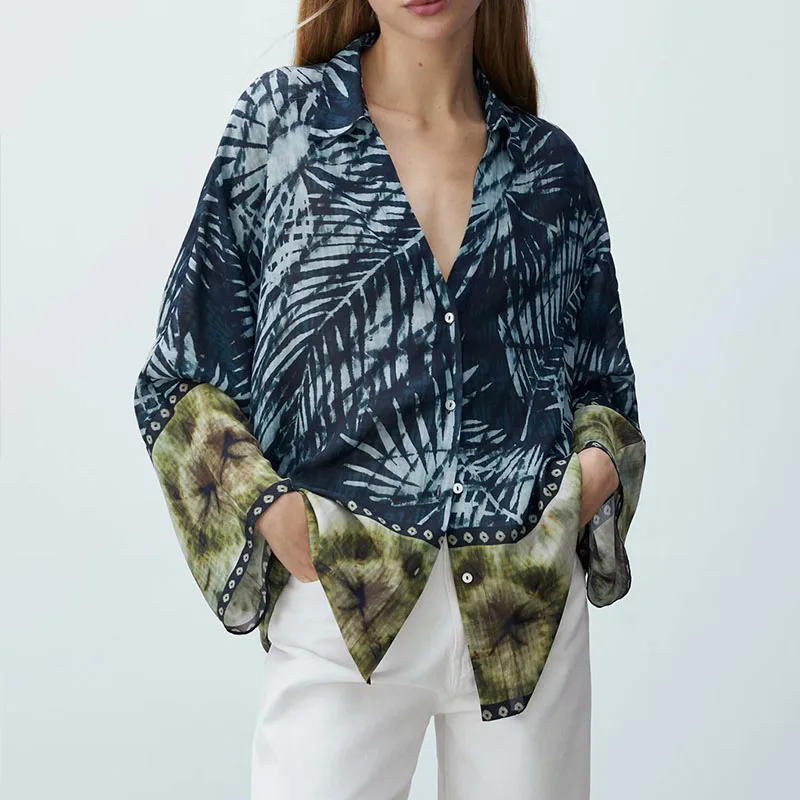 KUMSVAG Women Summer Vintage Loose Shirts Blouses Tops 2021 ZA Flare Sleeve Print V-Neck Female Elegant Casual Top Clothes Blusa
KUMSVAG Women Summer Vintage Loose Shirts Blouses Tops 2021 ZA Flare Sleeve Print V-Neck Female Elegant Casual Top Clothes Blusa