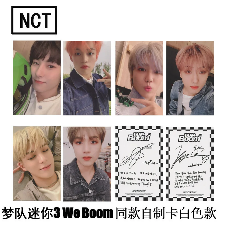 Фотографические карты Nct, Фотокарточка Dream Kpop, автограф, набор черно-белых карт на выбор
Фотографические карты Nct, Фотокарточка Dream Kpop, автограф, набор черно-белых карт на выбор