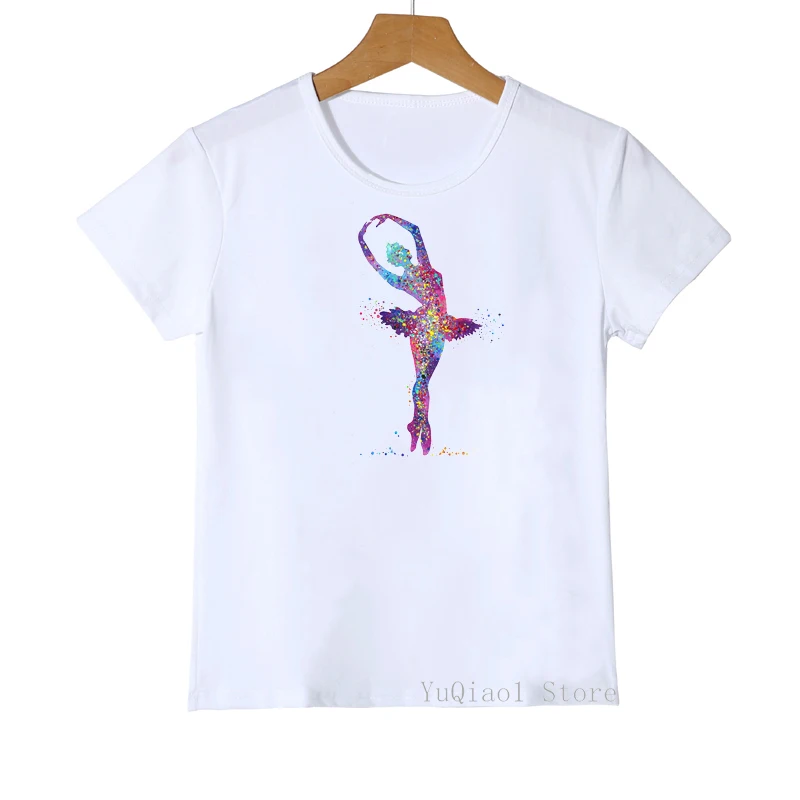 2020 hote sale watercolor pink Ballet print kids clothes funny t shirt girls/boys harajuku kawaii graphic tshirt summer tops
2020 hote sale watercolor pink Ballet print kids clothes funny t shirt girls/boys harajuku kawaii graphic tshirt summer tops