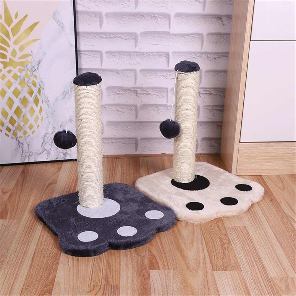 Cat Scratching Post Kitten Interactive Toys Plush Footprint Sisal Rope Cats Scratch Post Cats Climbing Frame Pole Pet Scratcher
Cat Scratching Post Kitten Interactive Toys Plush Footprint Sisal Rope Cats Scratch Post Cats Climbing Frame Pole Pet Scratcher
