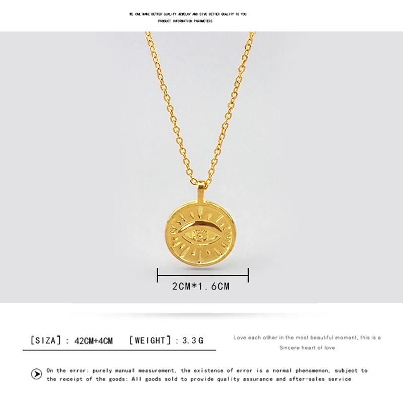 ZN Creativity Jewelry Gifts Cool Girls Party Accessories Fashion Trendy New Devil's Eye Round Pendant Necklaces for Men Women
ZN Creativity Jewelry Gifts Cool Girls Party Accessories Fashion Trendy New Devil's Eye Round Pendant Necklaces for Men Women
