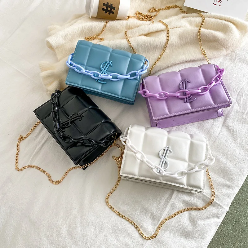 Fashion Leather Crossbody Bag Famous Design Women Chains Shoulder Bag Female Handbag Small Flap Bag Coin Purse Pocket Pouch
Fashion Leather Crossbody Bag Famous Design Women Chains Shoulder Bag Female Handbag Small Flap Bag Coin Purse Pocket Pouch