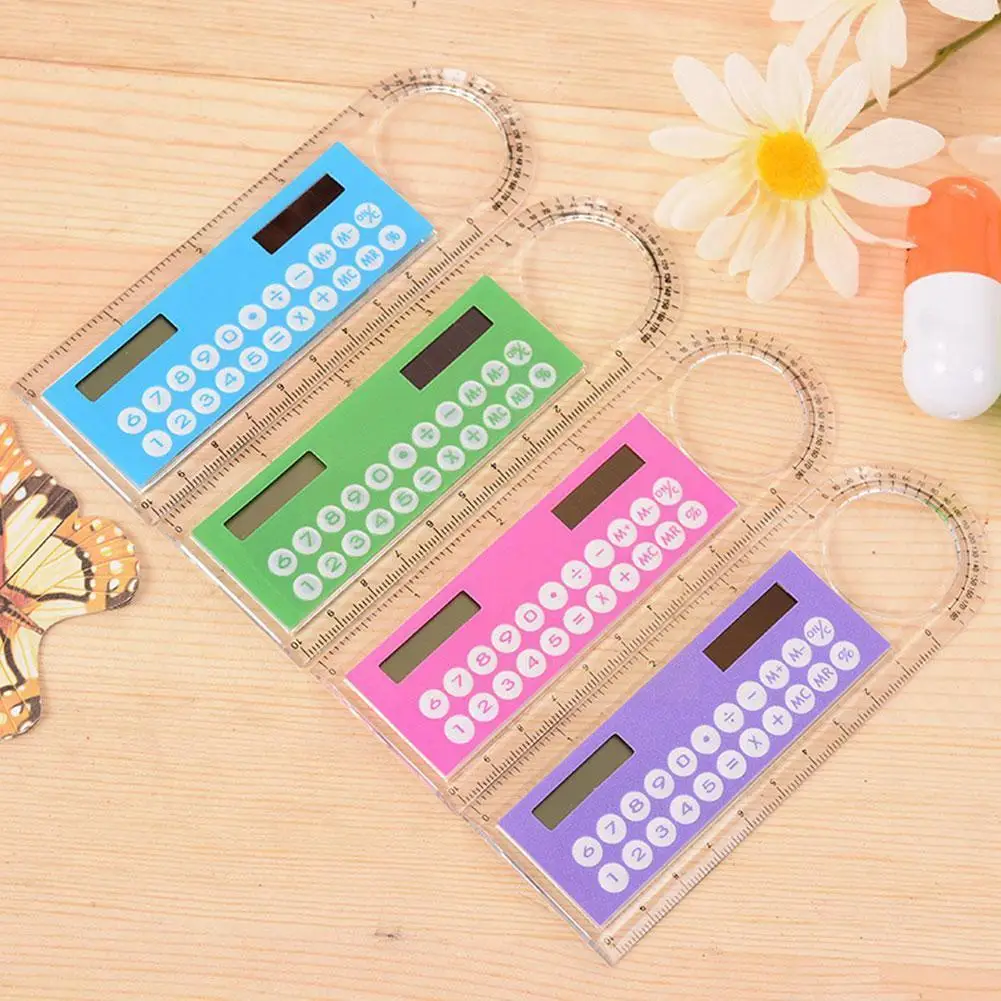Random Color Calculator Ruler 1pcs Mini Ultra-thin Calculator School With Multifunction Magnifier Use Ruler Straight Calcul X7m5
Random Color Calculator Ruler 1pcs Mini Ultra-thin Calculator School With Multifunction Magnifier Use Ruler Straight Calcul X7m5