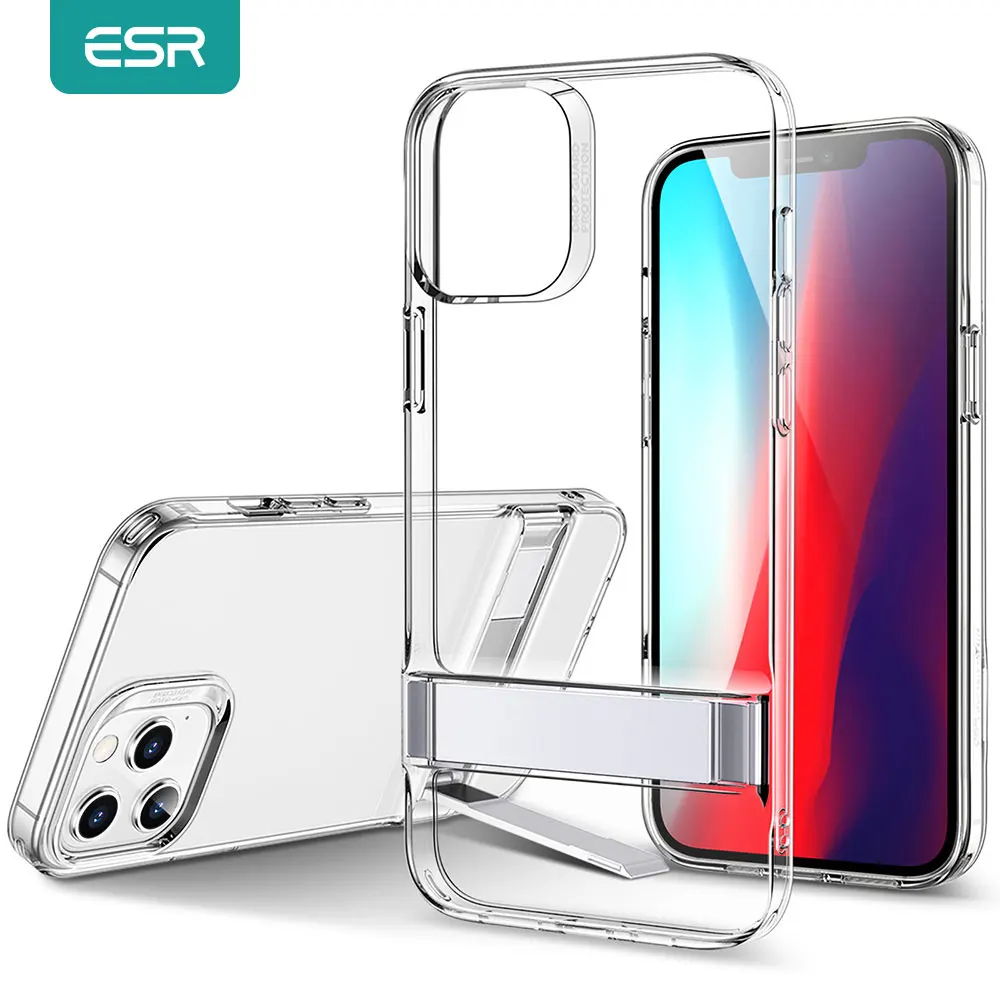 ESR for iPhone 12 Case Back Cover for iPhone 12 mini 12Pro Max Metal Kickstand for iPhone 12 Pro Max Clear Case Funda Coque
ESR for iPhone 12 Case Back Cover for iPhone 12 mini 12Pro Max Metal Kickstand for iPhone 12 Pro Max Clear Case Funda Coque