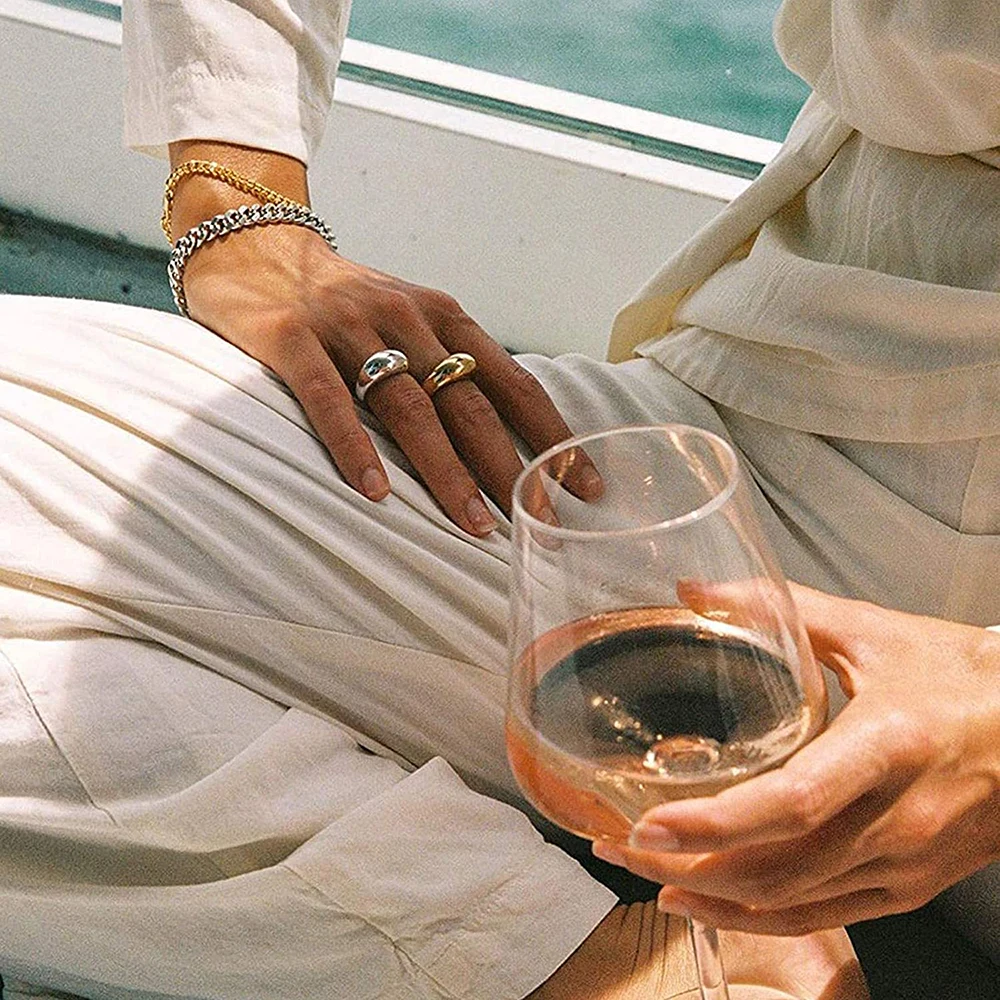 Unique Women Croissant Braided Twisted Crystal Rings Vintage Minimalist Chunky Dome Stacking Ring Wedding Band Jewelry 
Unique Women Croissant Braided Twisted Crystal Rings Vintage Minimalist Chunky Dome Stacking Ring Wedding Band Jewelry