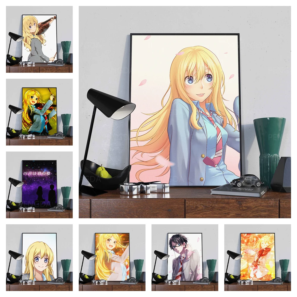 Home Decor Canvas Your Lie In April Painting Picture Japanese Anime Wall Art HD Prints Modular Poster No Frame For Living Room
Home Decor Canvas Your Lie In April Painting Picture Japanese Anime Wall Art HD Prints Modular Poster No Frame For Living Room