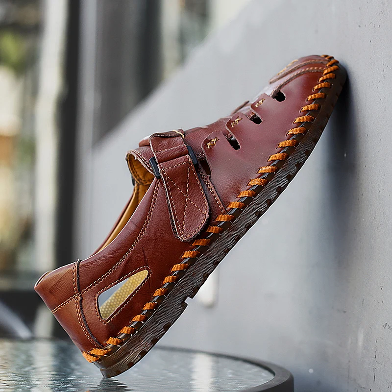 Mens Sandals Outdoor Sandale Ete Homme Sandalia Masculina Couro Rasteira Summer Sandals&slippers Sandal Men Shoes
Mens Sandals Outdoor Sandale Ete Homme Sandalia Masculina Couro Rasteira Summer Sandals&slippers Sandal Men Shoes