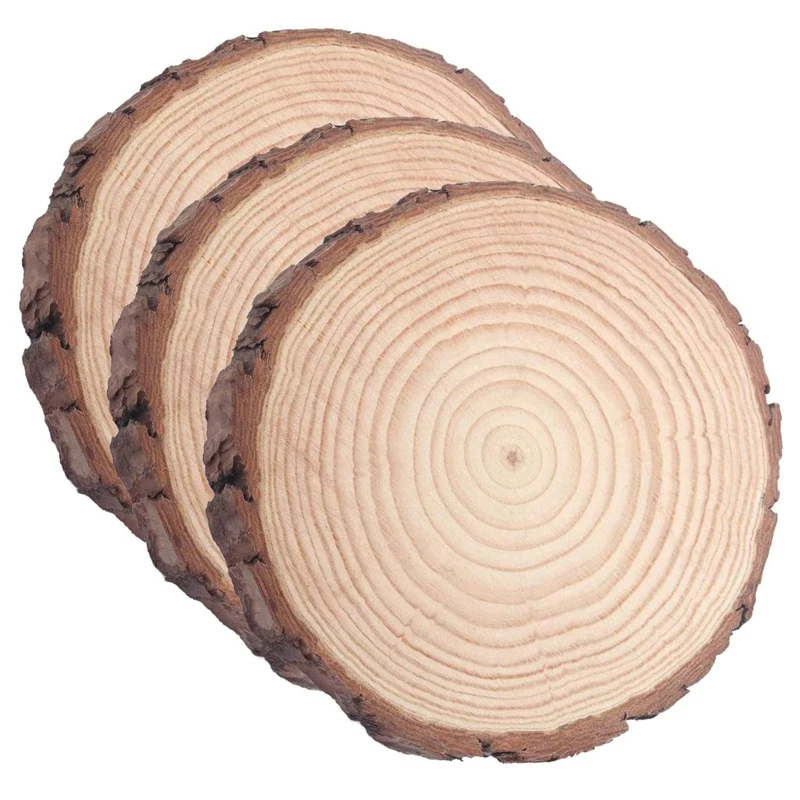 2pcs 5-22cm Natural Unfinished Round Wood Slice with Tree Barks for Art DIY Handicraft Christmas Ornaments Home Table Decoration
2pcs 5-22cm Natural Unfinished Round Wood Slice with Tree Barks for Art DIY Handicraft Christmas Ornaments Home Table Decoration