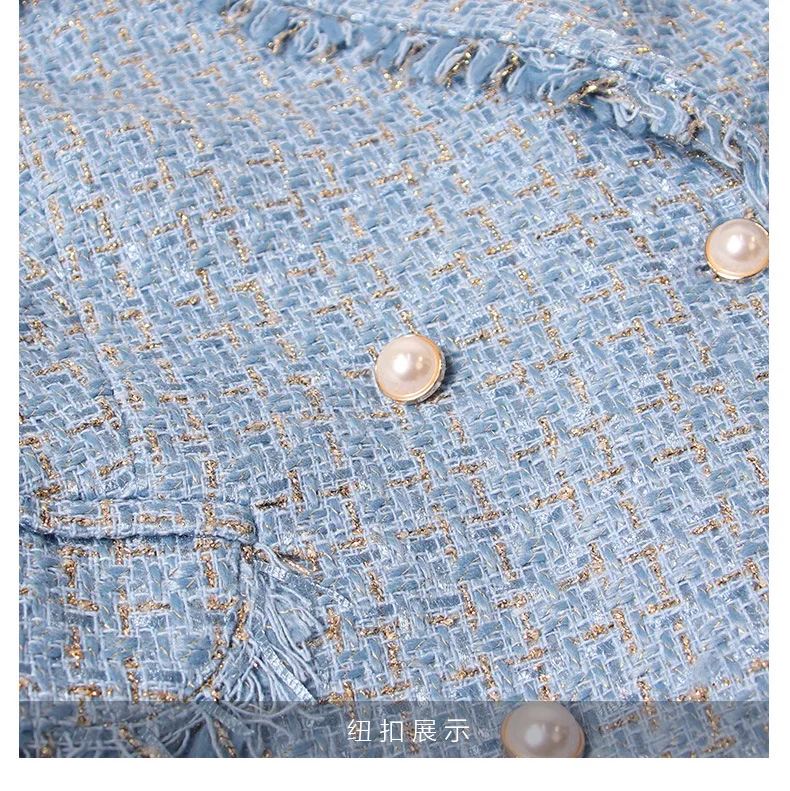 2020 new spring sweet full-sleeve double-breasted tweed coat Korean version loose fashion trend slim ladies wool coat
2020 new spring sweet full-sleeve double-breasted tweed coat Korean version loose fashion trend slim ladies wool coat