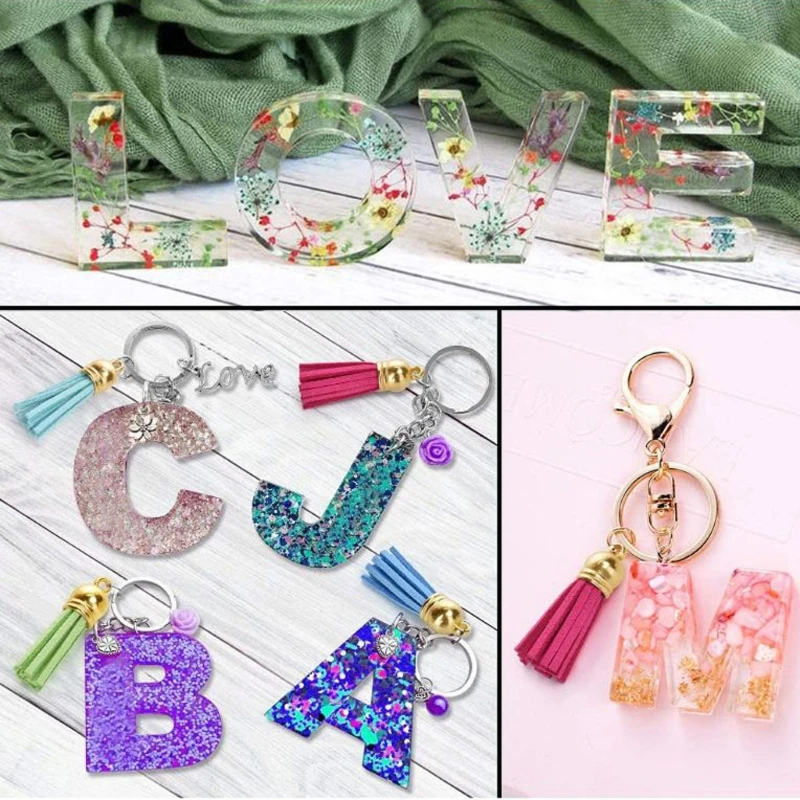 English Letter Pendant Resin Mold Kit Large Letter Silicone Casting Mold Alphabet Resin Casting Mold Art Craft Tools Kit
English Letter Pendant Resin Mold Kit Large Letter Silicone Casting Mold Alphabet Resin Casting Mold Art Craft Tools Kit
