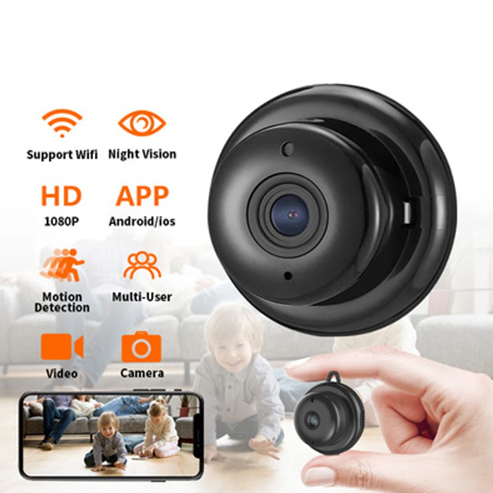 V380 Mini Wifi IP Camera Hd 1080P/720P CMOS Draadloze Indoor Video Nightvision Twee Weg Audio H.264 Beweging Sdetectie Babyfoon
V380 Mini Wifi IP Camera Hd 1080P/720P CMOS Draadloze Indoor Video Nightvision Twee Weg Audio H.264 Beweging Sdetectie Babyfoon