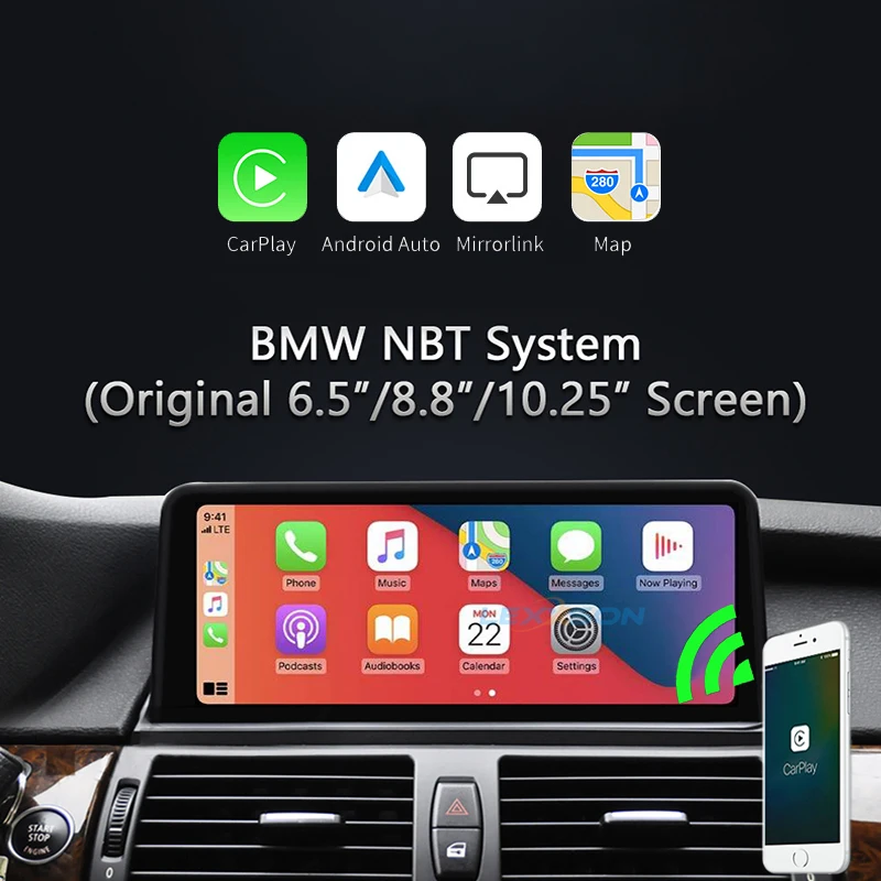 WIFI Беспроводная коробка CarPlay для BMW 2010-2012 серии 1 2 3 4 5 X1 X3 X4 Все модели CIC система Поддержка iOS/ Android Авто/Mirrorlink
WIFI Беспроводная коробка CarPlay для BMW 2010-2012 серии 1 2 3 4 5 X1 X3 X4 Все модели CIC система Поддержка iOS/ Android Авто/Mirrorlink