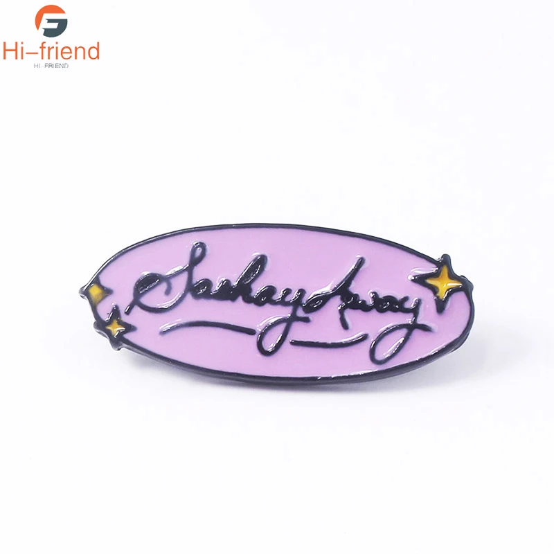 Новинка брошь в стиле ТВ шоу SASHAY AWAY резиновая эмалированная заколка руполь