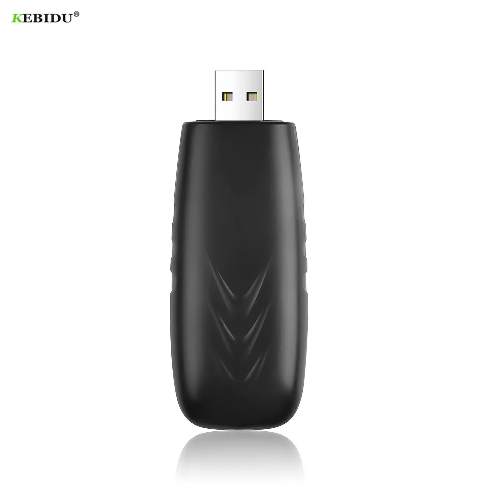Мини Wifi адаптер Kebidu 1200 Мбит/с двухдиапазонный 2 4 ГГц 5 USB 3 0 802.11AC антенна донгл