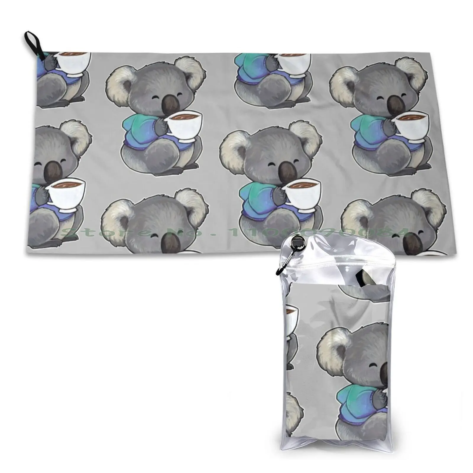 Быстросохнущее полотенце Comfort Koala, портативное полотенце для спортзала, ванной, кофе, чая, мягкое Впитывающее пот, Быстросохнущий карман 
Быстросохнущее полотенце Comfort Koala, портативное полотенце для спортзала, ванной, кофе, чая, мягкое Впитывающее пот, Быстросохнущий карман