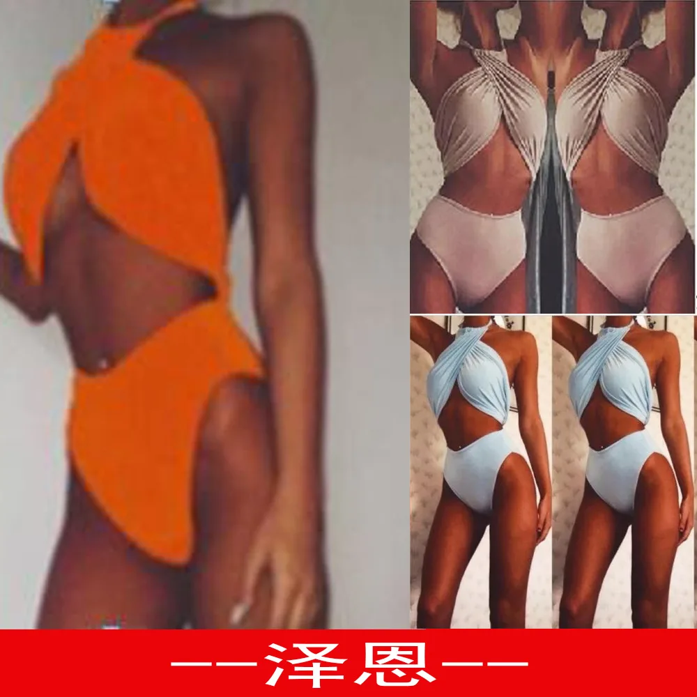 Women's hot sale spring and summer solid color halter sexy swimsuit bikiniWomen's solid color halter sexy swimsuit bikini
Women's hot sale spring and summer solid color halter sexy swimsuit bikiniWomen's solid color halter sexy swimsuit bikini