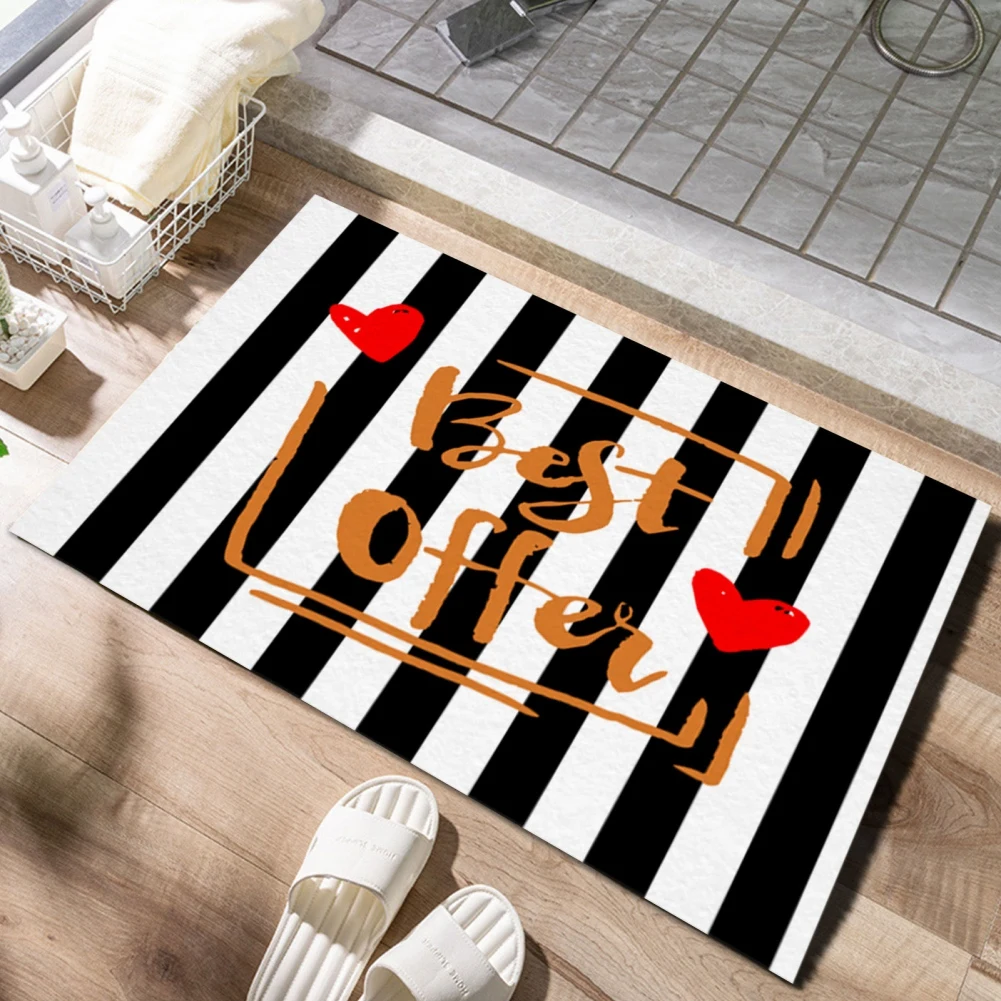 Valentine’s Day Doormat Letter Printing Non Slip Carpet Long-lasting Vibrancy Colorful Indoor Outdoor Floor Carpet Rug Gift
Valentine’s Day Doormat Letter Printing Non Slip Carpet Long-lasting Vibrancy Colorful Indoor Outdoor Floor Carpet Rug Gift