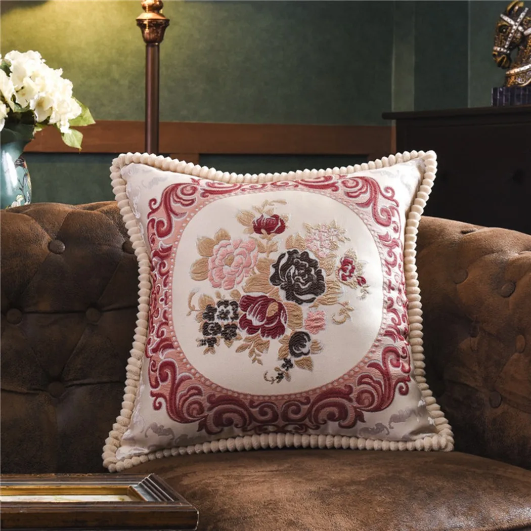 50x50cm Square Flower Pillow Covers Decorative Pillow Case Vintage Lace Embroidered Home Sofa Bed Decoration
50x50cm Square Flower Pillow Covers Decorative Pillow Case Vintage Lace Embroidered Home Sofa Bed Decoration