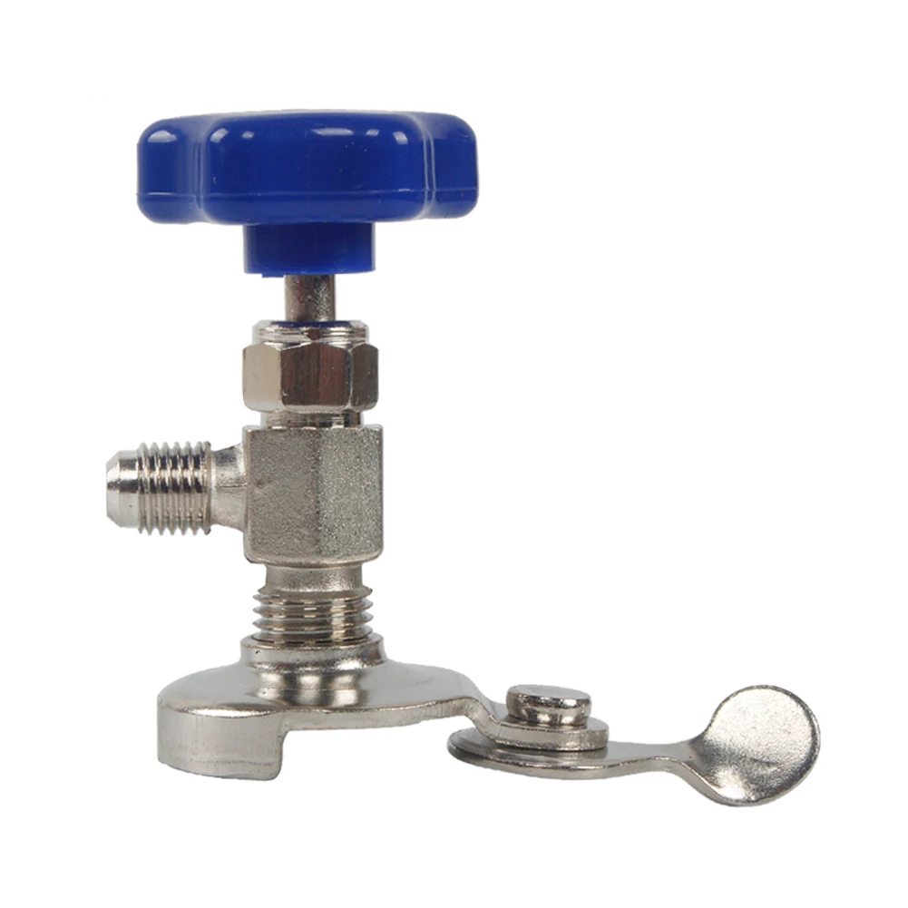 1pc R134a Refrigerant Brass Bottle Opener Dispense Valve Refrigerant Cylinder Can Touch 1/4 SAE Thread Adapter For R12 R22 New
1pc R134a Refrigerant Brass Bottle Opener Dispense Valve Refrigerant Cylinder Can Touch 1/4 SAE Thread Adapter For R12 R22 New