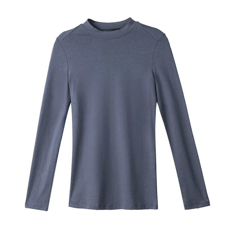 Slim Fit Woman Tshirts Modal Solid Color Long Sleeve Thin Elastic Mujer Camisetas Spring Autumn Harajuk Minimalist Tee
Slim Fit Woman Tshirts Modal Solid Color Long Sleeve Thin Elastic Mujer Camisetas Spring Autumn Harajuk Minimalist Tee