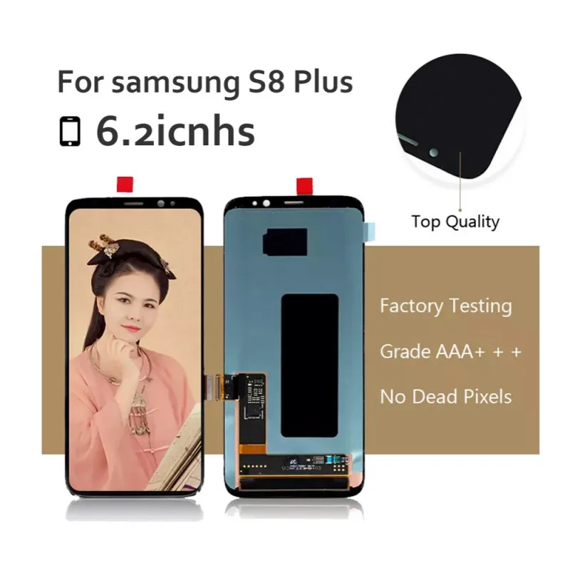 Full Screen Complete Screen For S8 Plus G955F BLACK , Touch Screen + LCD Screen Black
Full Screen Complete Screen For S8 Plus G955F BLACK , Touch Screen + LCD Screen Black