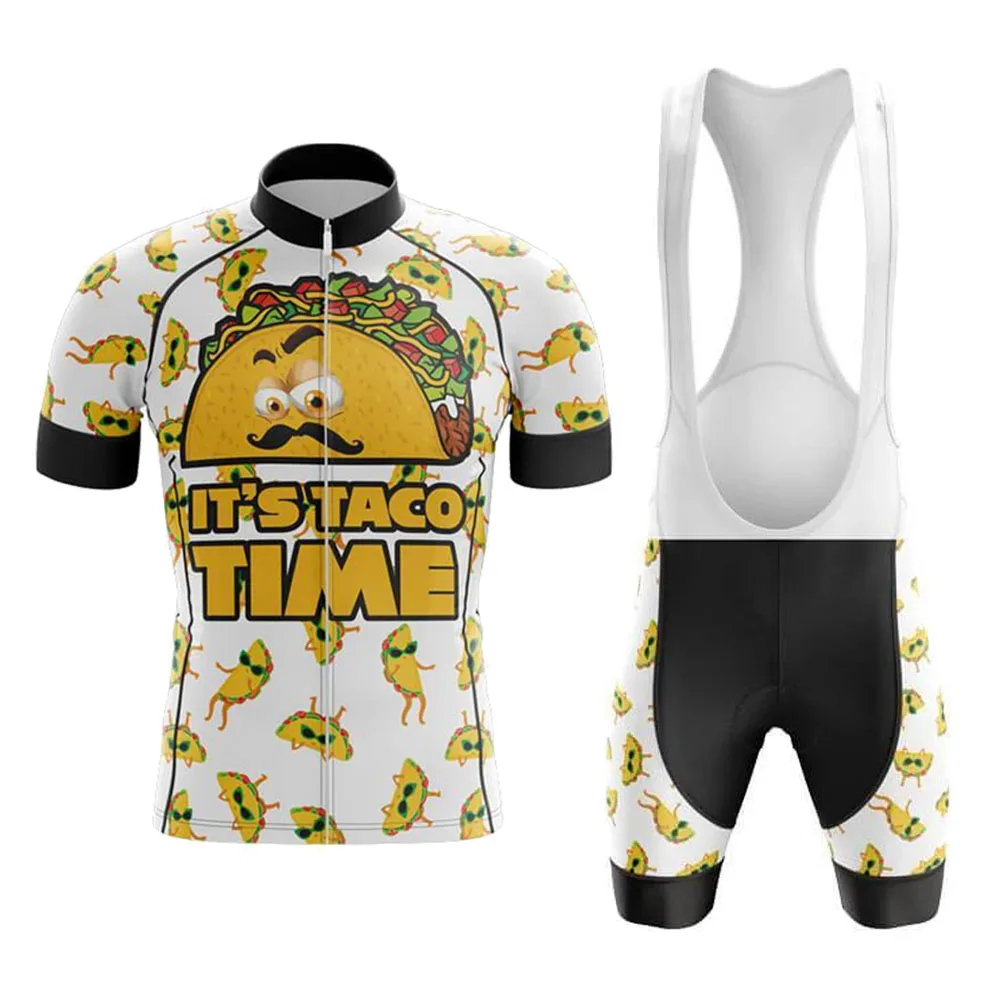 2022 Taco Time Cycling Jersey Set Summer BIke Suit Maillot Ciclismo Hombre Cycling Clothing Bicycle Equipment Conjunto Roupa MTB
2022 Taco Time Cycling Jersey Set Summer BIke Suit Maillot Ciclismo Hombre Cycling Clothing Bicycle Equipment Conjunto Roupa MTB