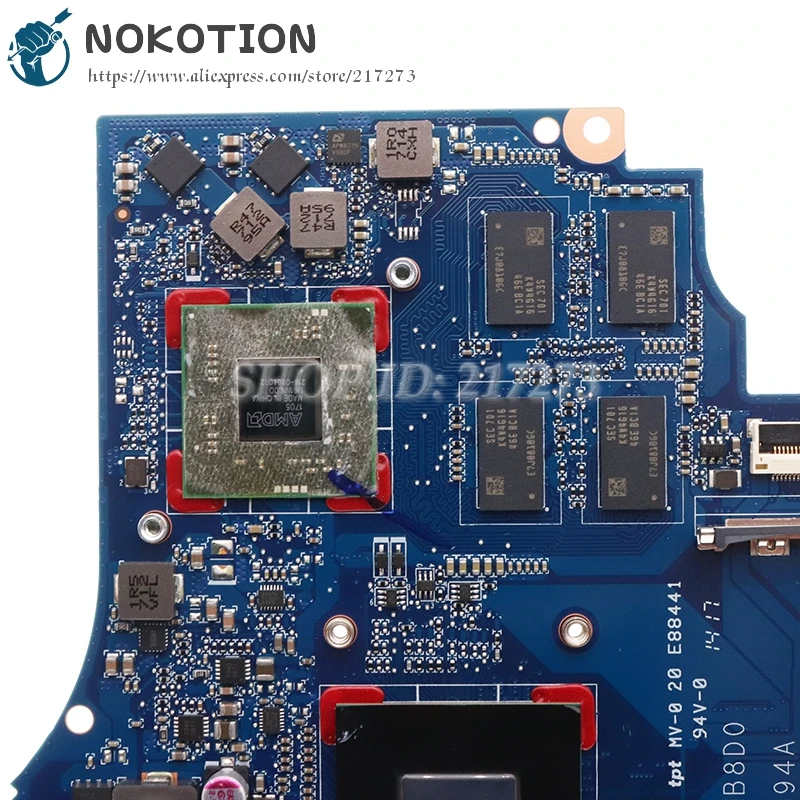 NOKOTION материнская плата для ноутбука HP Pavilion 15 или никель-кадмиевых 15Z-CD ноутбук AMD