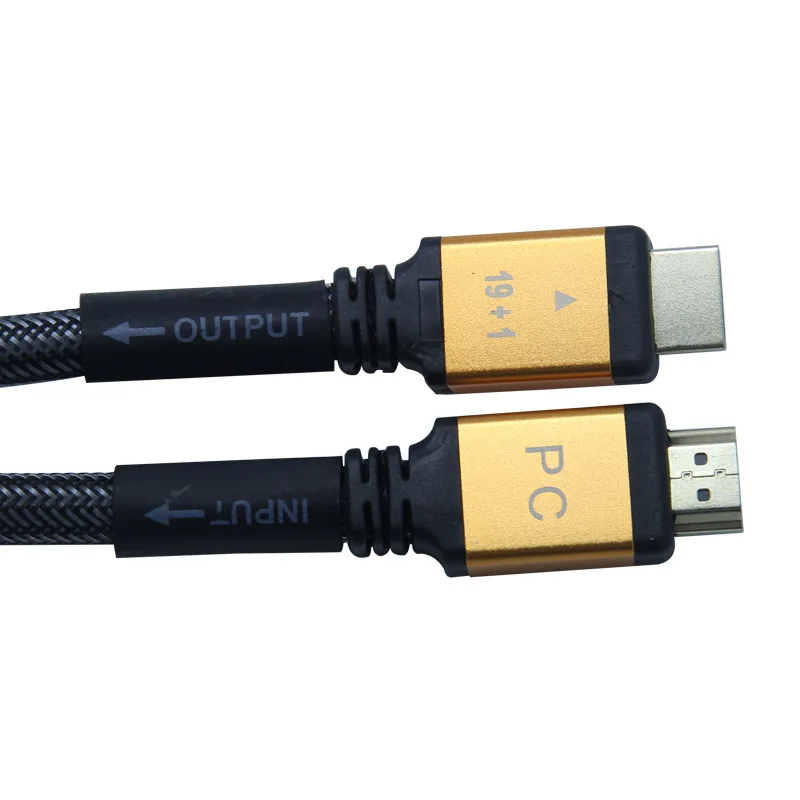HDMI to HDMI Cable 1M 2m 3m 5m 3D 4K Male-Male High Premium Gold-plated HDMI Adapter for Tablet HDTV Camera PC 1001
HDMI to HDMI Cable 1M 2m 3m 5m 3D 4K Male-Male High Premium Gold-plated HDMI Adapter for Tablet HDTV Camera PC 1001