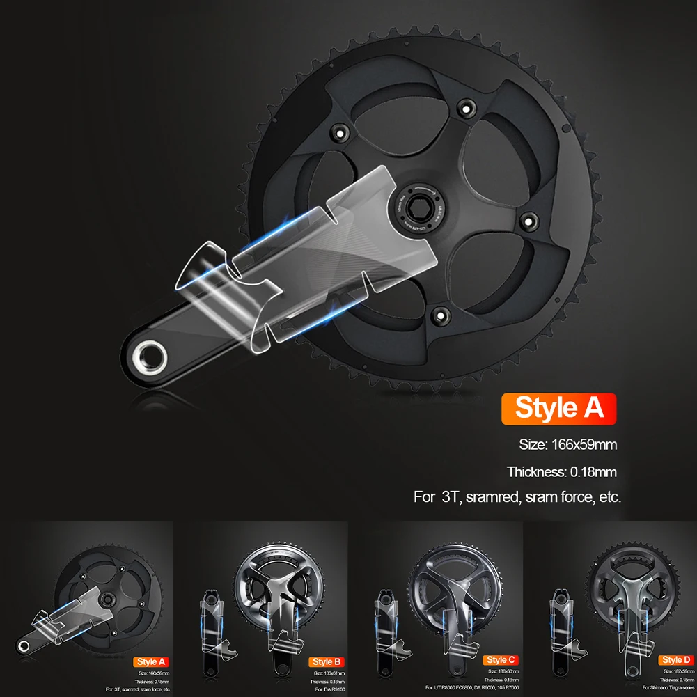 3 Sheets Mountain Bike Crank Protective Film Cover Carbon Fiber Universal Tooth Plate Anti-collision MTB Crank Clear Stickers
3 Sheets Mountain Bike Crank Protective Film Cover Carbon Fiber Universal Tooth Plate Anti-collision MTB Crank Clear Stickers