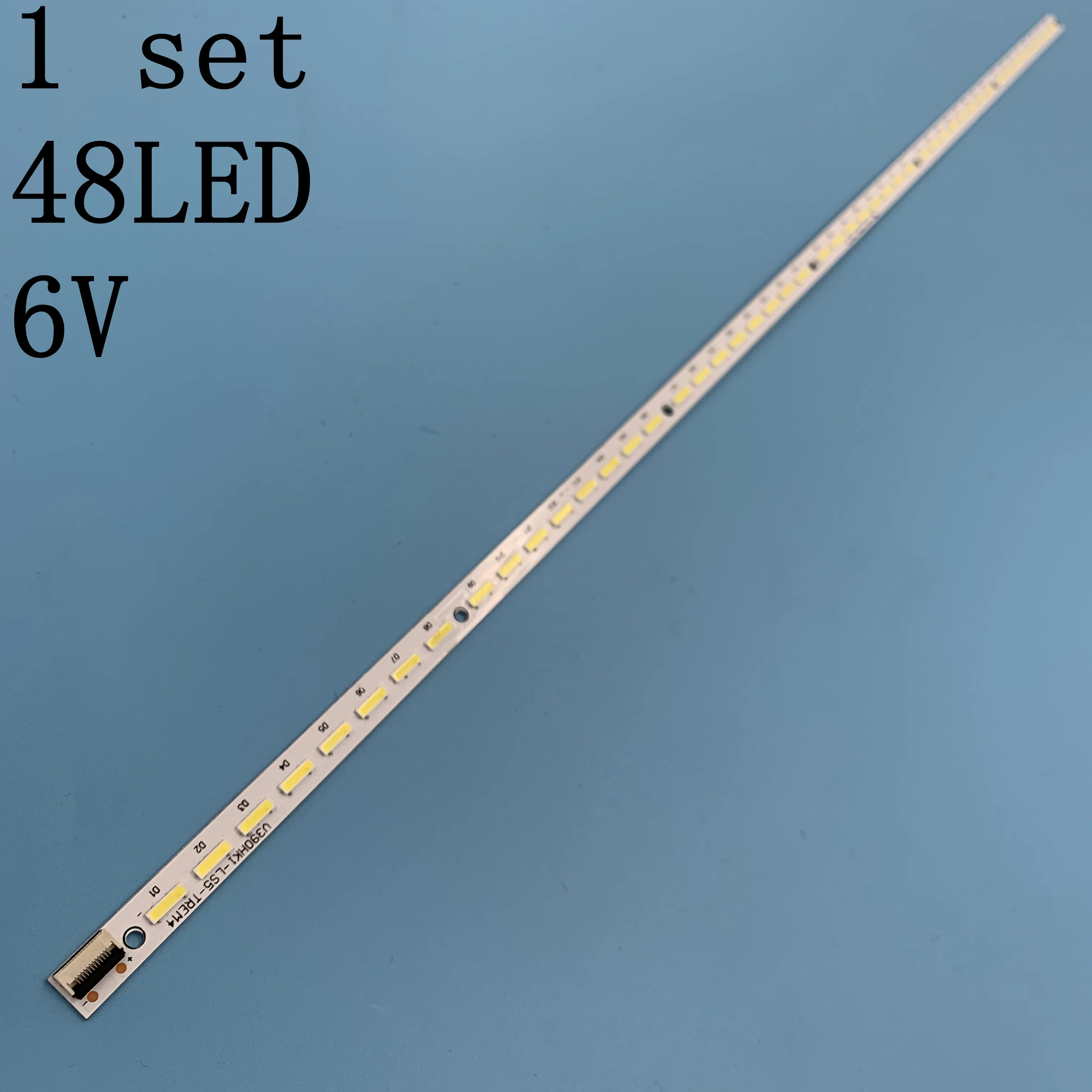 

Светодиодная лента, 3 шт., светодиодная подсветка для телевизоров PANASONIC TX-L39EM5B 39/210G 39 дюймов, VLED_1 V390HK1-LS5-TREM4, 1 шт. = 48 светодиодов 495 мм