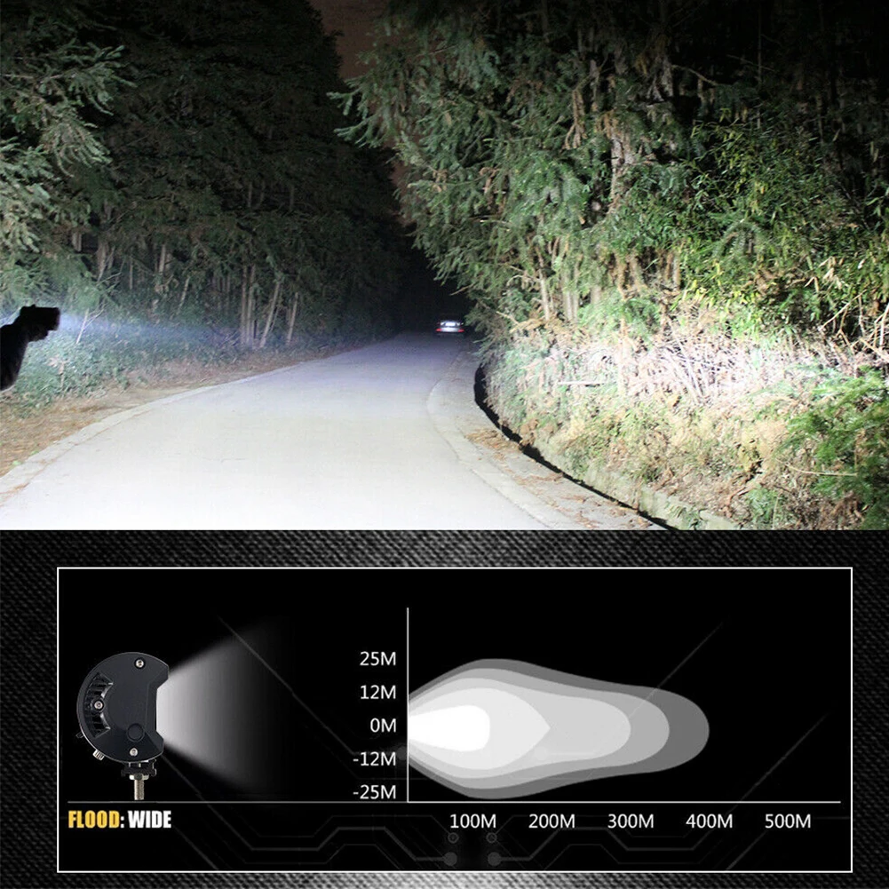 72W 5 INCH Waterproof LED Work Light Bars Beam Combo Spot Flood Light Lamp for Offroad Boat ATV Car Truck Tractor Driving Lights
72W 5 INCH Waterproof LED Work Light Bars Beam Combo Spot Flood Light Lamp for Offroad Boat ATV Car Truck Tractor Driving Lights