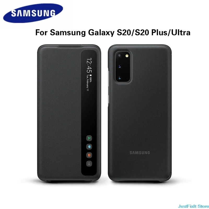 100% Original Samsung Mirror Smart View Flip Case For Samsung Galaxy S20/S20+/S20 Plus/Ultra 5G LED Cover S-View Cases EF-ZG980 
100% Original Samsung Mirror Smart View Flip Case For Samsung Galaxy S20/S20+/S20 Plus/Ultra 5G LED Cover S-View Cases EF-ZG980