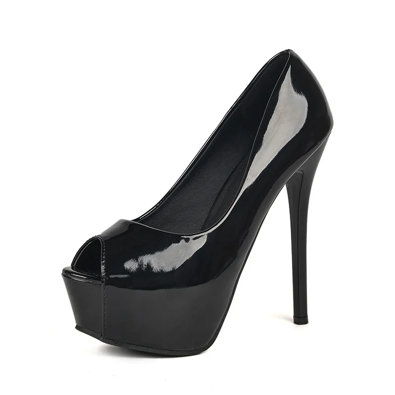 2021 New Women Pumps Ladies Patent Leather Peep Toe Heels High Quality Fashion Party Wedding Office Work Shoes
2021 New Women Pumps Ladies Patent Leather Peep Toe Heels High Quality Fashion Party Wedding Office Work Shoes