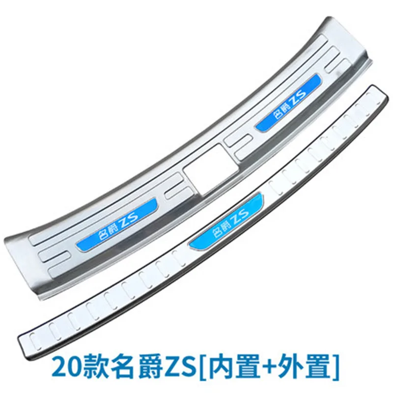 Car styling for MG ZS 2020-2021 Stainless Steel Rear Bumper Protector Sill Trunk Tread Plate Trim
Car styling for MG ZS 2020-2021 Stainless Steel Rear Bumper Protector Sill Trunk Tread Plate Trim
