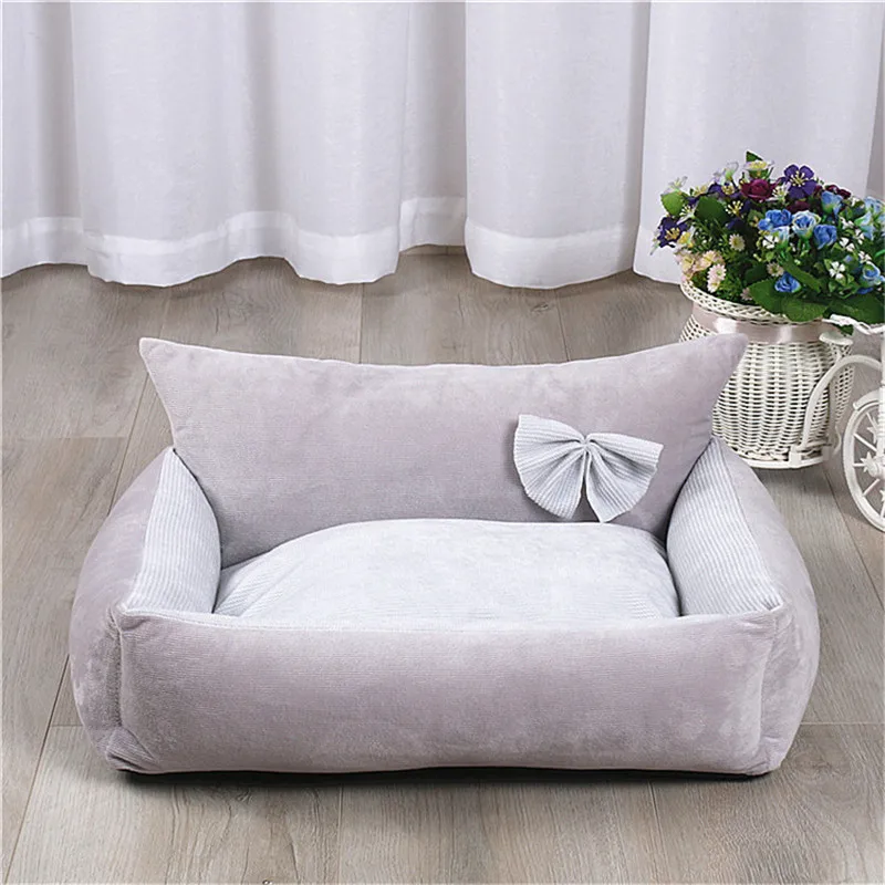 Dog Bed Sleeping Bag Kennel Cat Puppy Sofa Bed Pet House Winter Warm Beds Cushion for small