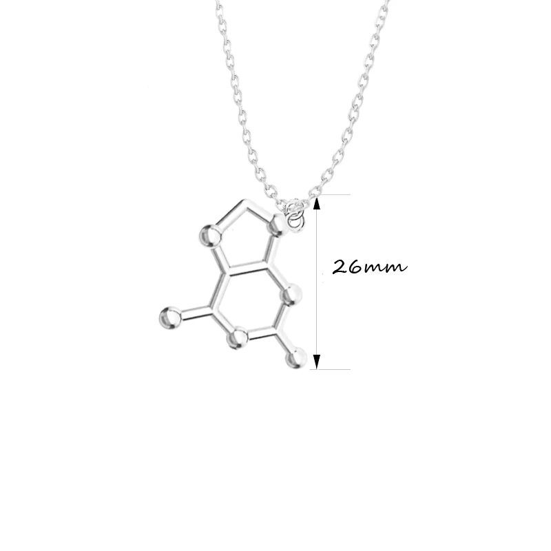 DNA Ribonucleic acid Base Pair Molecule Necklace Science Molecule Pendant With 50 Link Chain Plating Chemistry Fashion Jewelry
DNA Ribonucleic acid Base Pair Molecule Necklace Science Molecule Pendant With 50 Link Chain Plating Chemistry Fashion Jewelry