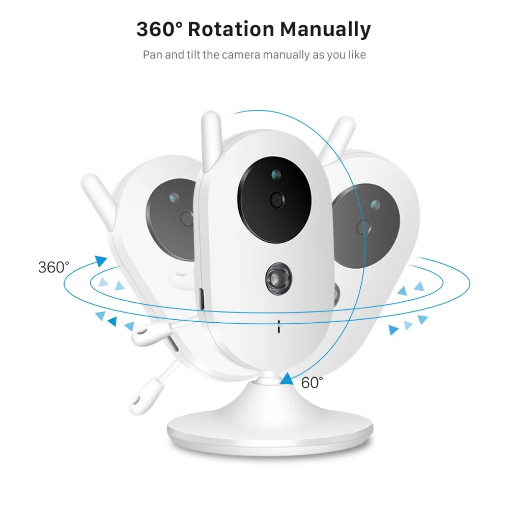 Wifi цифровая камера Детский Монитор 3 5 дюймов TFT экран Мониторинг температуры