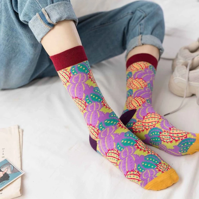 Japanese Women Men Couple Autumn Cotton Crew Socks Candy Colorful Cartoon Abstract Patterned Harajuku Skateboard Mid Tube Hosier
Japanese Women Men Couple Autumn Cotton Crew Socks Candy Colorful Cartoon Abstract Patterned Harajuku Skateboard Mid Tube Hosier