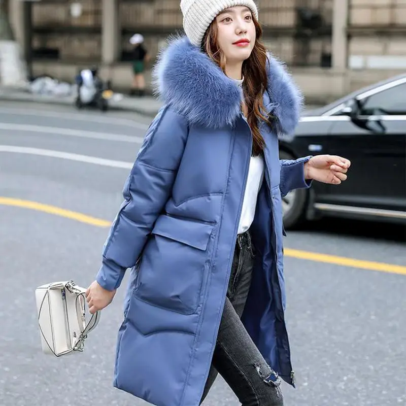 WEIHAOBANG 2021 Winter Women New Cotton Clothes Solid Color Hooded Artificial Collar Zipper Large Pocket Loose Long Sleeve Coat
WEIHAOBANG 2021 Winter Women New Cotton Clothes Solid Color Hooded Artificial Collar Zipper Large Pocket Loose Long Sleeve Coat