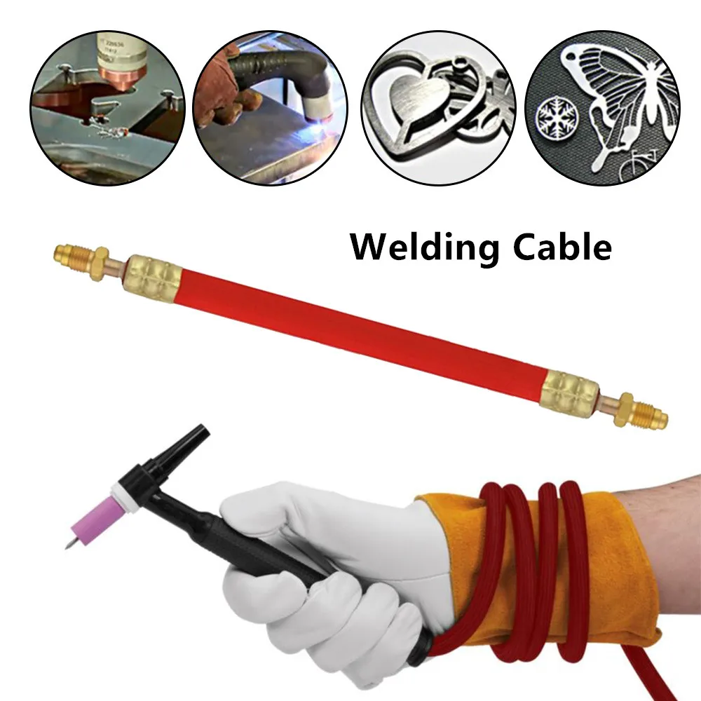 9/17 Series Superflex Welding TIG Torch Power Cable CK57Y01RSF Red Super Soft Hose Welding Accessories 12.5ft
9/17 Series Superflex Welding TIG Torch Power Cable CK57Y01RSF Red Super Soft Hose Welding Accessories 12.5ft