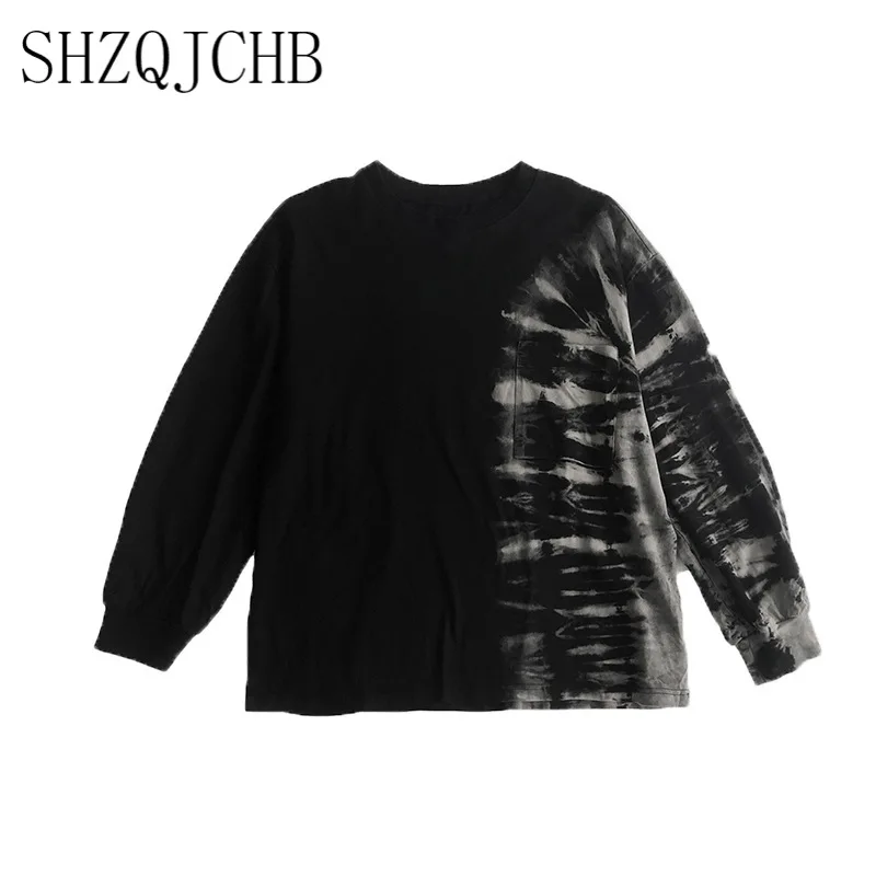 Tie New Dye Tshirt Men Sweatwear Mens Fashion Print o Neck Tshirt Male Casual Couple Loose Hedging Bottoming Clothes Tops 2021
Tie New Dye Tshirt Men Sweatwear Mens Fashion Print o Neck Tshirt Male Casual Couple Loose Hedging Bottoming Clothes Tops 2021