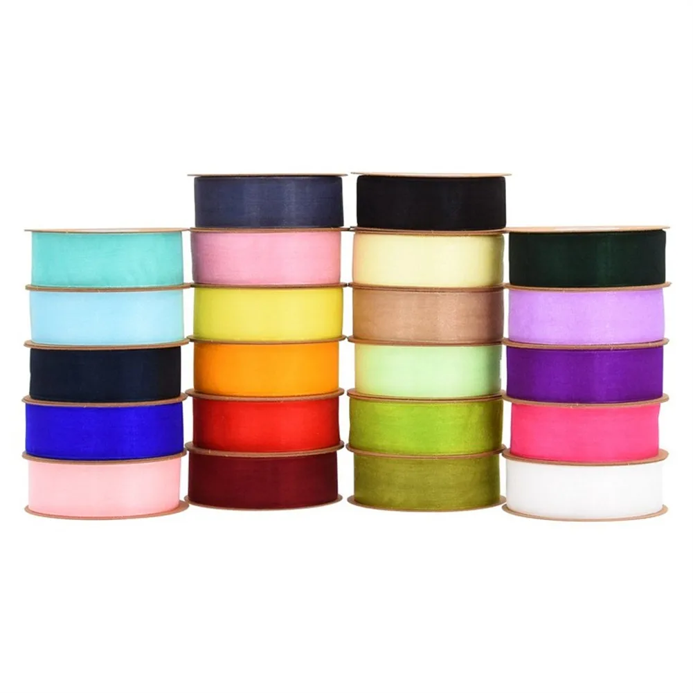 450CM DIY Organza Ribbon Wholesale Gift Wrapping Decorations Christmas Silk Flower Gift Packaging Ribbons
450CM DIY Organza Ribbon Wholesale Gift Wrapping Decorations Christmas Silk Flower Gift Packaging Ribbons