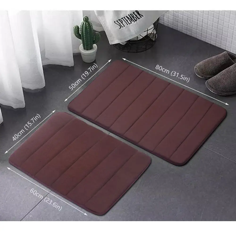 Zeroomade Soft Coral Velvet Bath Mats Coffee Non-slip Bathroom Mats Home Floor Toilet Absorbent Carpets Memory Foam Bath Rug
Zeroomade Soft Coral Velvet Bath Mats Coffee Non-slip Bathroom Mats Home Floor Toilet Absorbent Carpets Memory Foam Bath Rug