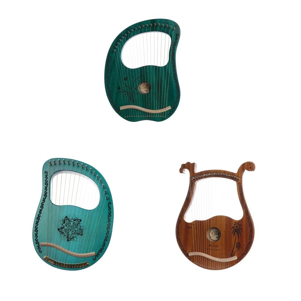Portable Small Exquisite Lyre Harp 16 /19 Strings w/ Tuning Wrench Gift for Kid Children
Portable Small Exquisite Lyre Harp 16 /19 Strings w/ Tuning Wrench Gift for Kid Children