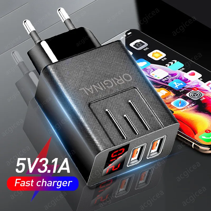 18W QC 3.04.0 USB Phone Charger Travel Quick Adapter Universal Charger For Xiaomi iPhone Samsung Huawei Tablet
18W QC 3.04.0 USB Phone Charger Travel Quick Adapter Universal Charger For Xiaomi iPhone Samsung Huawei Tablet